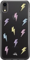 iPhone XR Case - Thunder Colors - xoxo Wildhearts Transparant Case