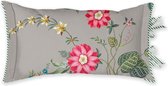 Pip Studio sierkussen Petites Fleurs khaki 35x60 -