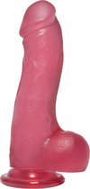 7.5 Inch Master Cock with Balls - Pink - Realistic Dildos