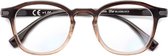 Lookofar Leesbril Lb-0199b Blueblock Unisex Bruin Sterkte +2,00