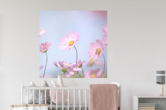 Fleurs - Rose - Muursticker Extérieur XXL