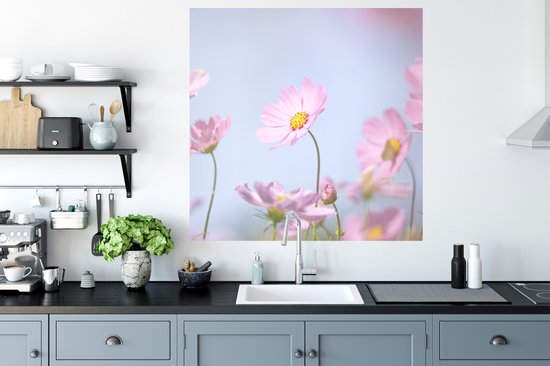 Fleurs - Rose - Muursticker Extérieur XXL