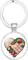 Goededoelen.Shop | Sleutelhanger Autisme - Understanding & Acceptance | Sleutelhanger | Sleutelring | Autisme Awareness