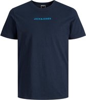 JACK & JONES  JACK&JONES JCOMARCO TEE SS BLAUW L