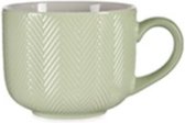 Arte Regal Koffiemok 570 Ml Porselein Groen