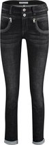 Red Button Jeans Sienna Srb2905 Black Denim Embroidery Dames Maat - W36