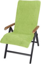 JEMIDI badstof overtrek voor tuinstoelen - Handdoek 100% katoen - Handdoek voor tuin- of campingstoeltjes - 130 x 60 cm