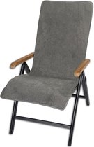 JEMIDI Housse éponge pour chaise de jardin 100% coton chaise de jardin housse éponge 60cm x 130cm housse à poser housse chaise de jardin housse à poser housse à poser anthracite - Anthracite