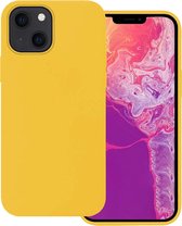 iPhone 13 Hoesje Silicone Case - iPhone 13 Case Geel Siliconen Hoes - iPhone 13 Hoes Cover - Geel