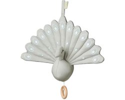 Product: Cam Cam Copenhagen - Muziekmobiel Pauw - Muziekmobielen - Grey, van het merk 