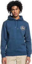 Quiksilver Mirror Logo Fleece Hoodie - Insignia Blue