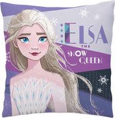 kussen Frozen || meisjes 35 cm polyester paars