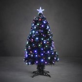 Luca Lighting - Abbey boom fibre optic groen multicolour 95led - h90xd40cm - Woonaccessoires en seizoensgebondendecoratie  (Britse stekker )