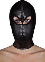 Ouch! – BDSM Bondage Masker Extreme Uiterlijk met Strik Sluiting - Zwart