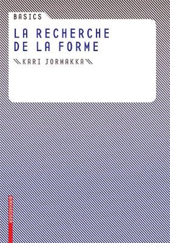Cover van het boek 'Basics La Recherche de La Forme'