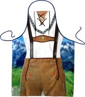 Oktoberfest Lederhose sexy schort keukenschort - 80 x 57 cm