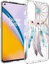 iMoshion Hoesje Siliconen Geschikt voor OnePlus Nord 2 - iMoshion Design hoesje - Meerkleurig / Dreamcatcher