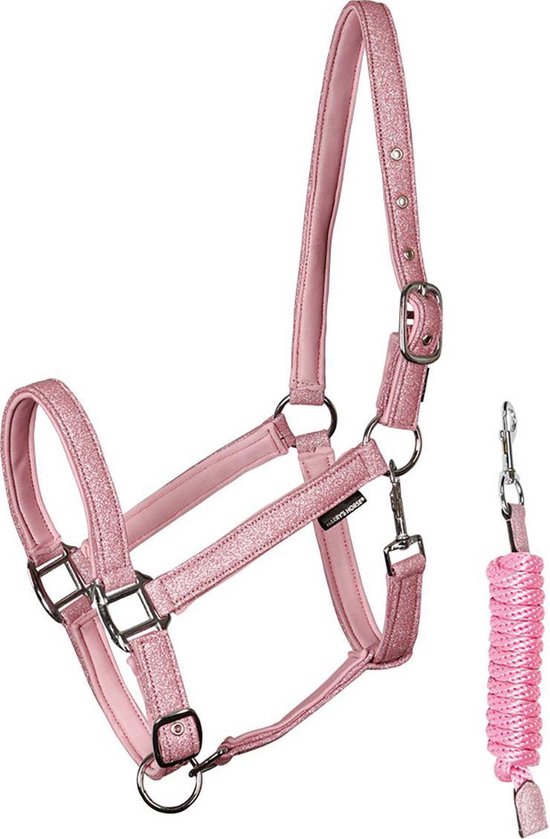 Harry's Horse Halster Glitter Pink - Cob