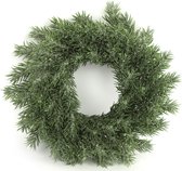 Tom Kerstkrans Elsabet 22 Cm Groen/grijs