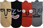 Funky socks - Funny socks - Korte sokken - Enkel sokken - Cadeaus voor haar - Grappige sokken - Gekke sokken - Leuke sokken - Huissokken - Bedsokken dames - Cadeau voor vriendin -