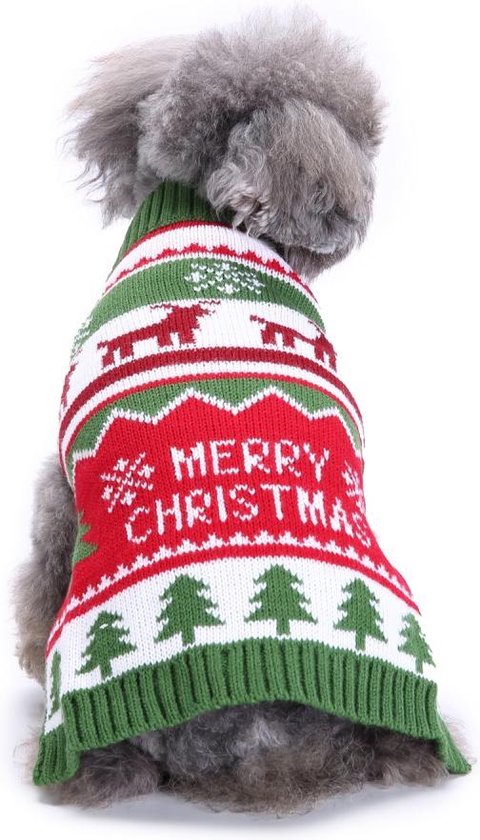 dutje onderbreken merknaam Hondentrui - Kersttrui voor honden - Merry Christmas Maat XL - Dogs&Co |  bol.com