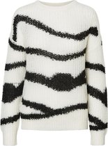 Noisy may Trui Nmlila L/s Stripe Knit Bg 27017327 Sugar Swizzle Dames Maat - S
