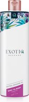Exotiq Body to Body Verwarmende Massageolie – Massage Olie voor een Ontspannende Massage – Langdurige Werking en Extra Zacht - 500 ml