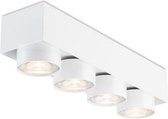 Wittenberg 4.0 Plafondlamp half-doorschijnend - wit mat - viervlammig