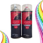 Autolak + Blanke lak Spuitbus - MERCURY Kleurcode U6 - Red Candy Tint Metallic - 400ml
