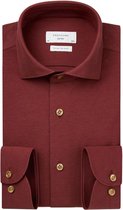 Profuomo Sky Blue Knitted Overhemd Bordeaux - maat 39