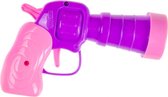 pistool met ballen 13 cm paars/roze 4-delig