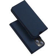 Dux Ducis - Slim bookcase hoes - iPhone 13 Mini - Blauw