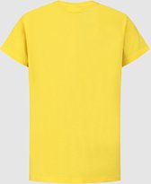 Ballin Amsterdam -  Jongens Slim Fit   T-shirt  - Geel - Maat 152