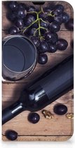 Foto hoesje Geschikt voor iPhone 13 Pro Smart Cover Wijn