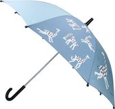 Kidzroom Puddle Paraplu - Blauw - Giraf