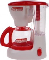 speelgoed koffiezetapparaat junior rood/wit 15 cm