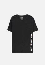 Overwatch Heren Tshirt -XL- Vertical Logo Zwart