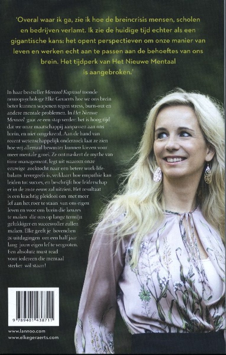 Het nieuwe mentaal - back cover
