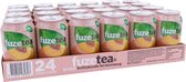 Fuze Tea peach black tea 330 ml. / tray 24 blikken
