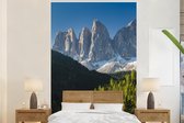 Behang - Fotobehang Italië - Dolomieten - Bos - Breedte 180 cm x hoogte 280 cm