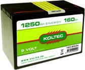 Koltec Batterij 9 Volt 1250 WH 160 Ah