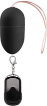 10 Speed Remote Vibrating Egg - Medium - Black - Eggs