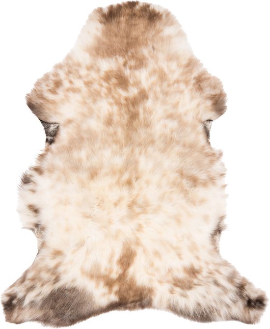 Peau de mouton anglais naturel foncé 100-110cm