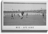 Walljar - NEC - AFC Ajax '50 - Muurdecoratie - Canvas schilderij