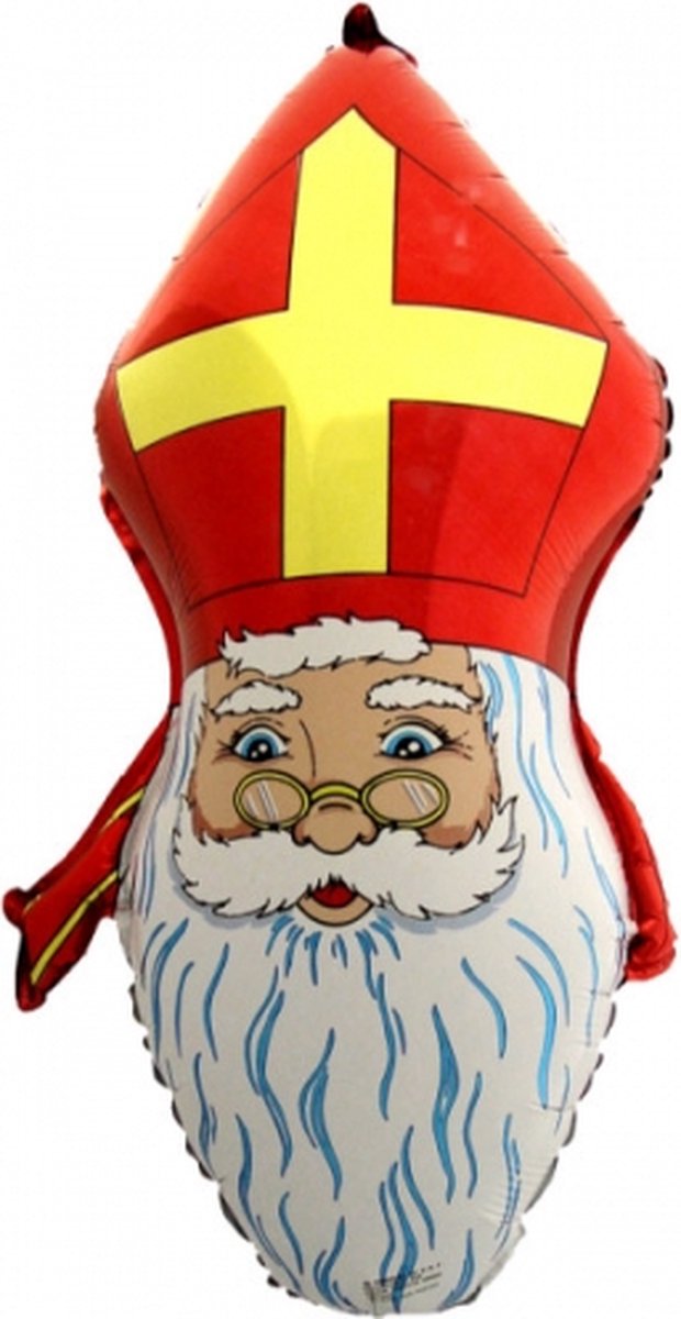 Ballon Sinterklaas 50cm, folieballon