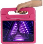 Lenovo Tab M10 FHD Plus 2nd Gen hoes kinderen - Draagbare tablethoes met handvat - Roze