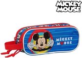 Etui Mickey Mouse Clubhouse Dubbel Blauw Rood