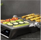 Cecotec - Grill Device - Plaque de gril - Position du gril de contact Rock'nGrill Smart - 2000W - Acier inoxydable Zwart