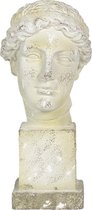 Decoratie Buste Buste 30*24*54 cm Wit Steen Rechthoek Decoratief Figuur Decoratieve Accessoires Woonaccessoires