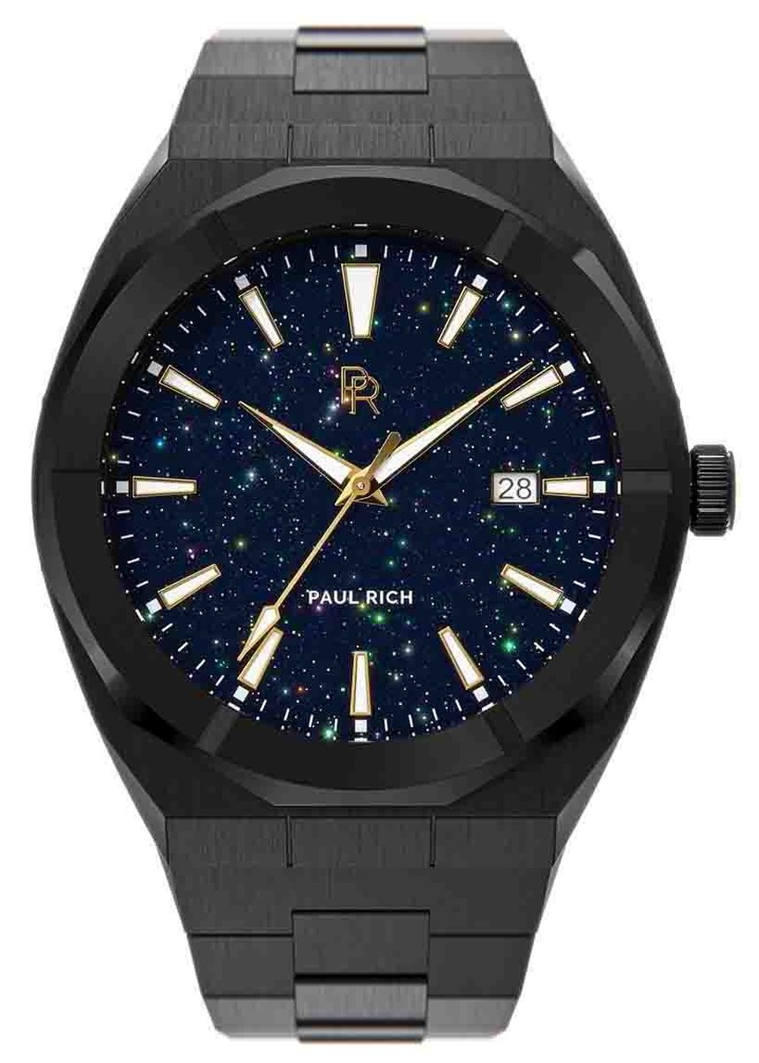 Paul Rich Star Dust Black SD01-A Automatic horloge 45 mm